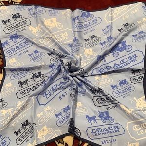 💦Coach silk scarf 26 inches